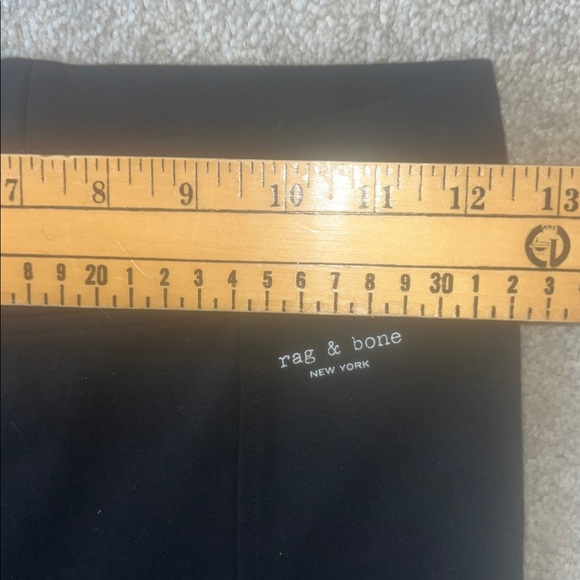 Rag & Bone Black Sunday Ankle-Zip Leggings Size Small NWT - Picture 9 of 11